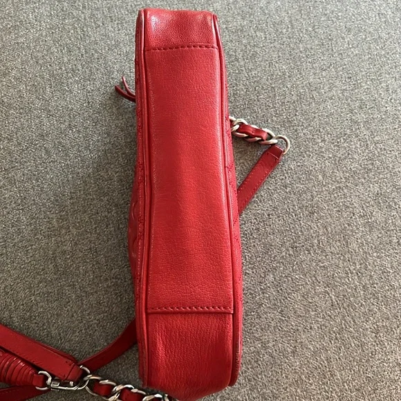 Tory Burch Fleming Red Crossbody Camera Bag - Picture 11 of 14